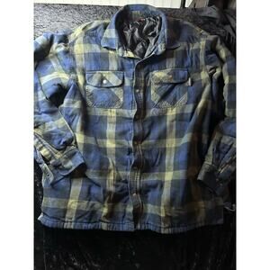 Wolverine XXL Flannel Quilted Shirt Jacket – Workwear Chore Coat Grunge